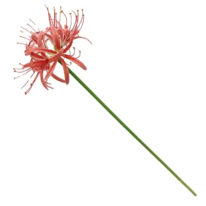 Kunstbloem amaryllis koraal