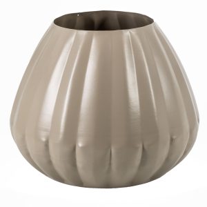Metalen vaas sand (laag)